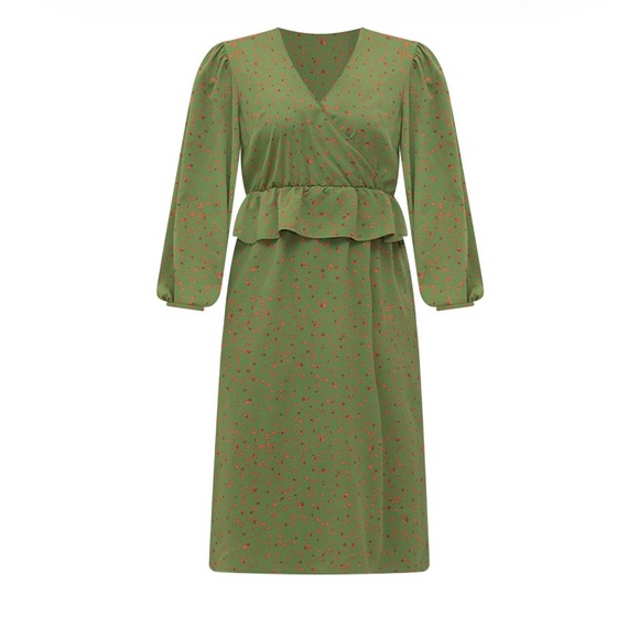 ELOQUII Elements collection Midi with Pep Lum - Picture 2 of 8